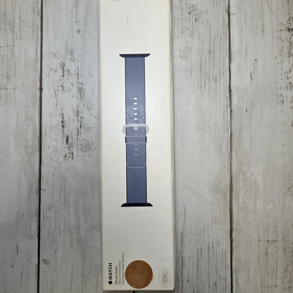 Navy Blue 42mm Apple Watch Band Strap - Picture 9 of 9